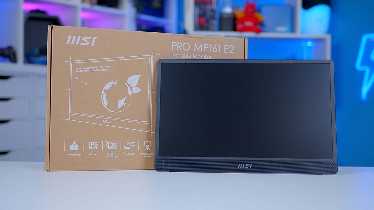 MSI Pro MP161 E2 Portable Monitor 01