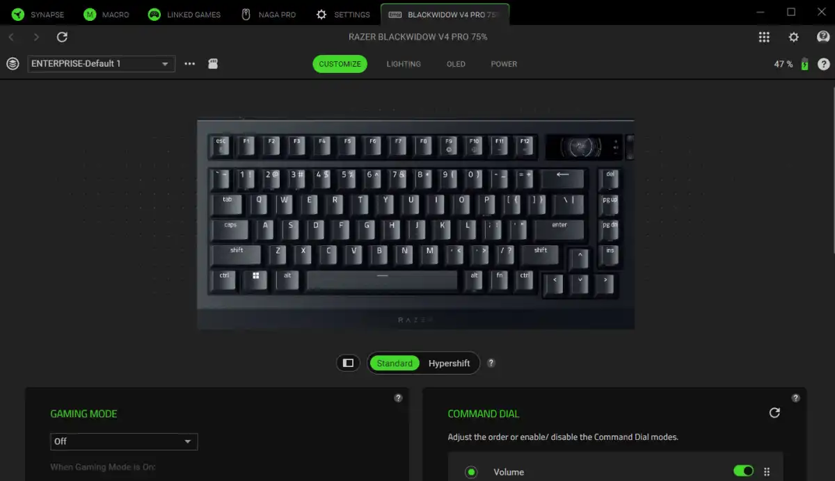 Razer BlackWidow V4 Pro 75 11