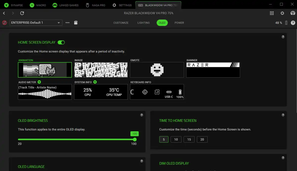 Razer BlackWidow V4 Pro 75 13