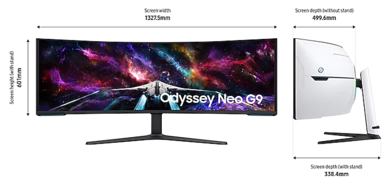 Samsung Odyssey Neo G9 G95NC 57 inch: Đột phá với màn hình UHD kép đầu tiên trên thế giới 21 Samsung Odyssey Neo G9 G95NC 57 inch 4 e1732708191160