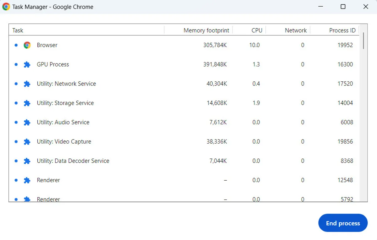 Trinh duyet web chiem dung qua nhieu tai nguyen