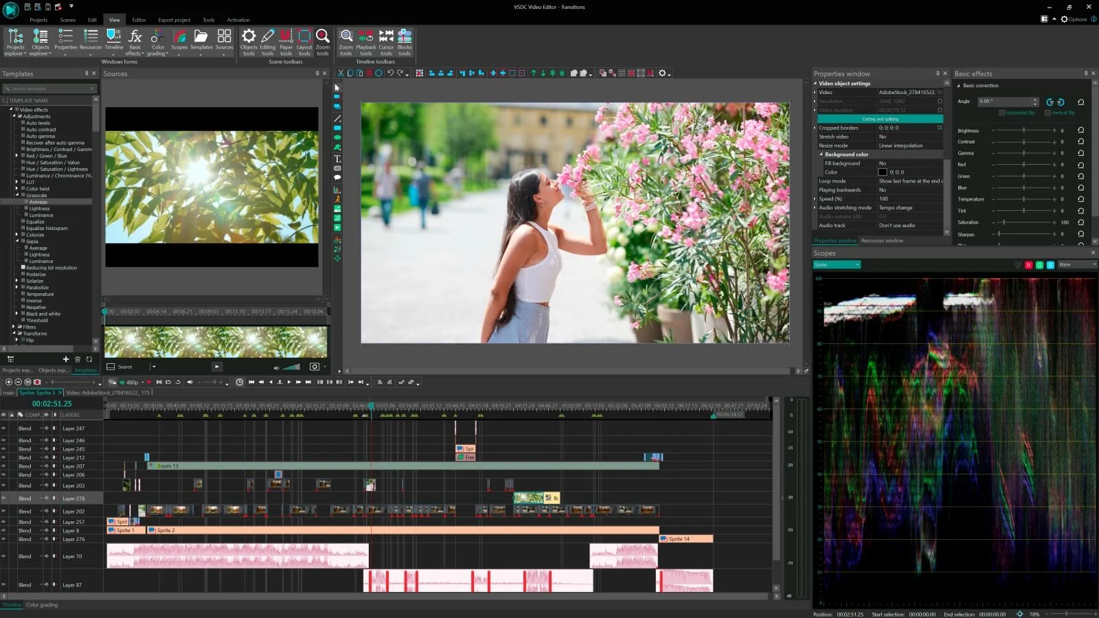 Top 10 phần mềm Edit Video miễn phí hàng đầu hiện nay – chọn ngay công cụ phù hợp cho bạn! 6 VSDC Free Video Editor