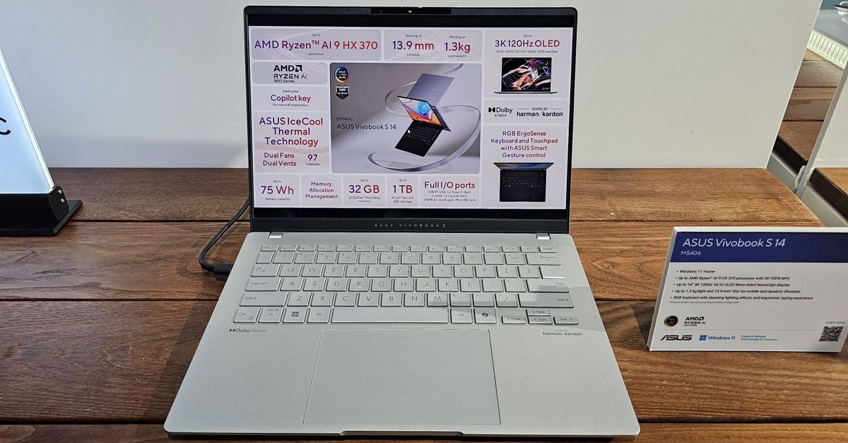 Asus trang bị sức mạnh Intel Lunar Lake cho Zenbook và Vivobook S14 4 Zenbook va Vivobook S14 2