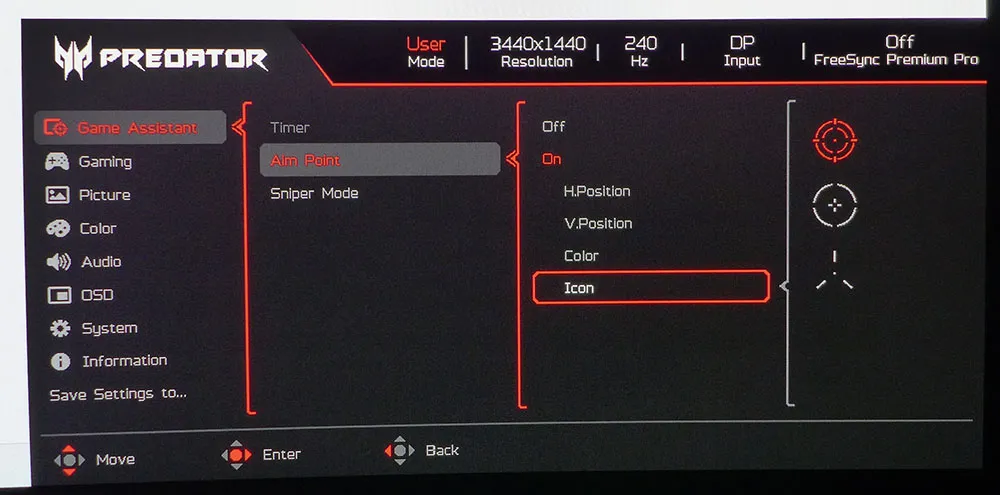 hinh choi game cong Acer Predator X34 OLED 06