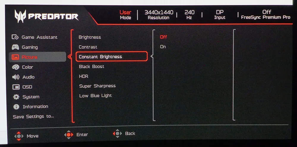 hinh choi game cong Acer Predator X34 OLED 09