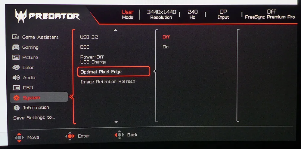 hinh choi game cong Acer Predator X34 OLED 12