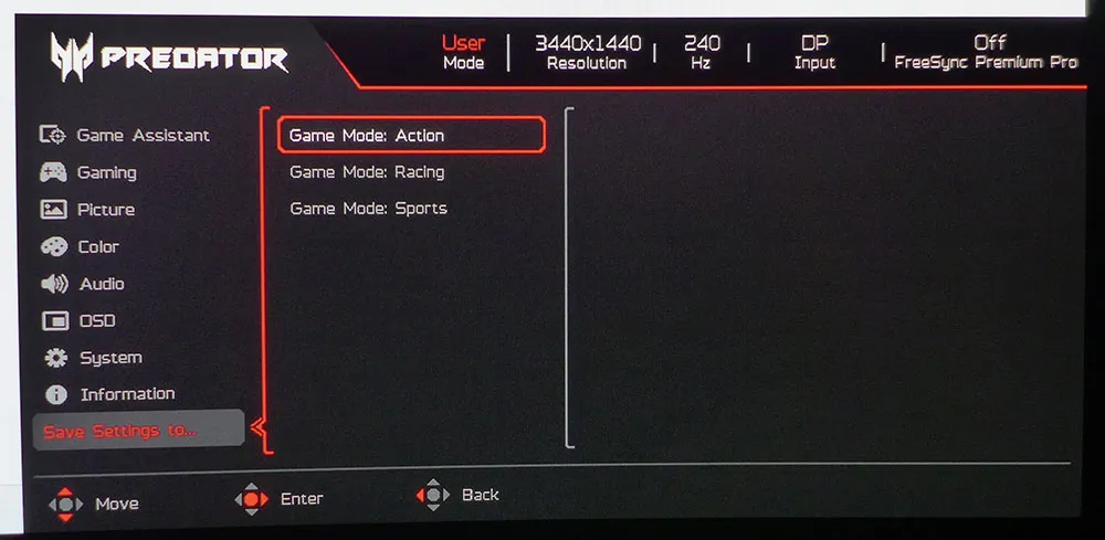 hinh choi game cong Acer Predator X34 OLED 14