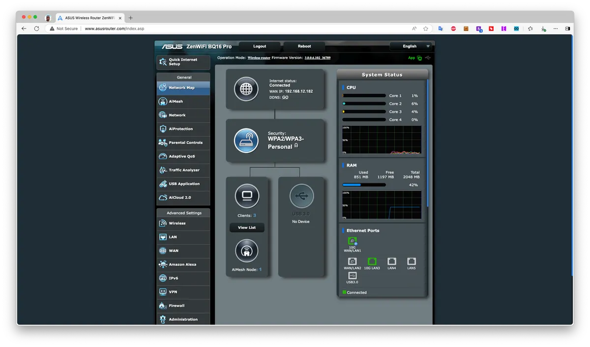 Asus ZenWiFi BQ16 Pro Wi Fi 7 5