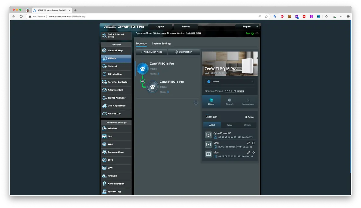 Asus ZenWiFi BQ16 Pro Wi Fi 7 7
