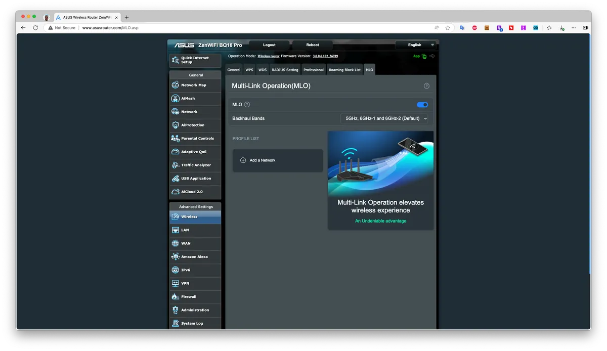 Asus ZenWiFi BQ16 Pro Wi Fi 7 9