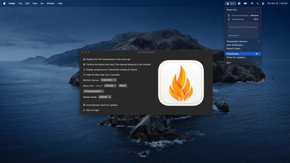 Giám sát nhiệt độ CPU: Hướng dẫn cách kiểm tra và bảo vệ hiệu suất máy tính của bạn 9 Cach kiem tra nhiet do CPU tren may Mac