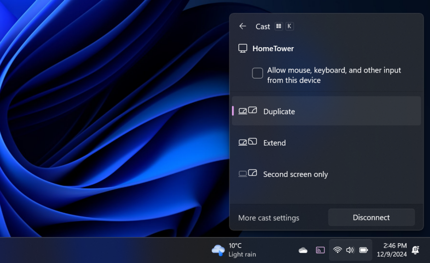 Cách sử dụng màn hình không dây với Windows 11 8 Cach su dung man hinh khong day voi Windows 11 5