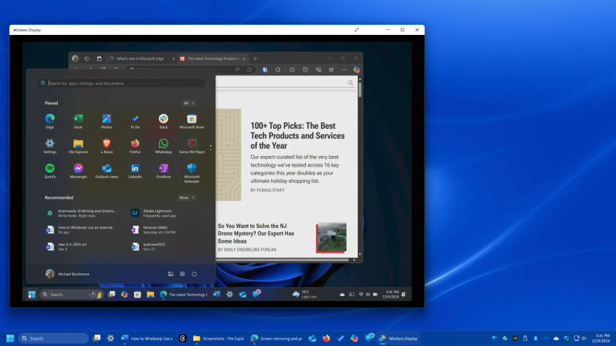 Cách sử dụng màn hình không dây với Windows 11 9 Cach su dung man hinh khong day voi Windows 11 6
