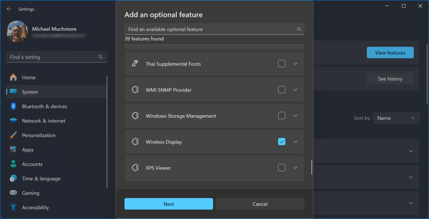 Cách sử dụng màn hình không dây với Windows 11 2 Cach su dung man hinh khong day voi Windows 11