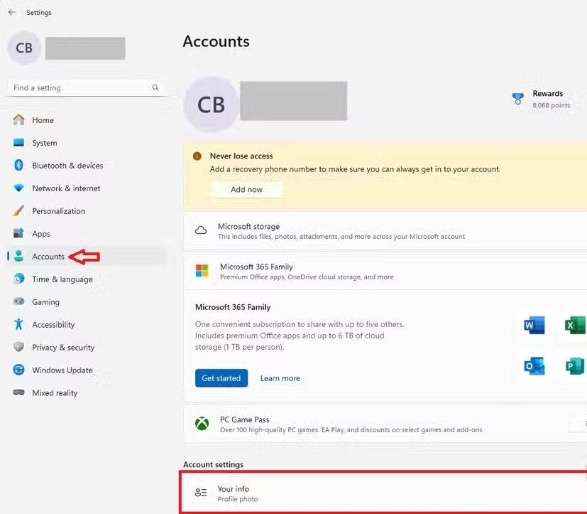 Cach thay doi email quan tri vien tren Windows 11 09 e1733992029649