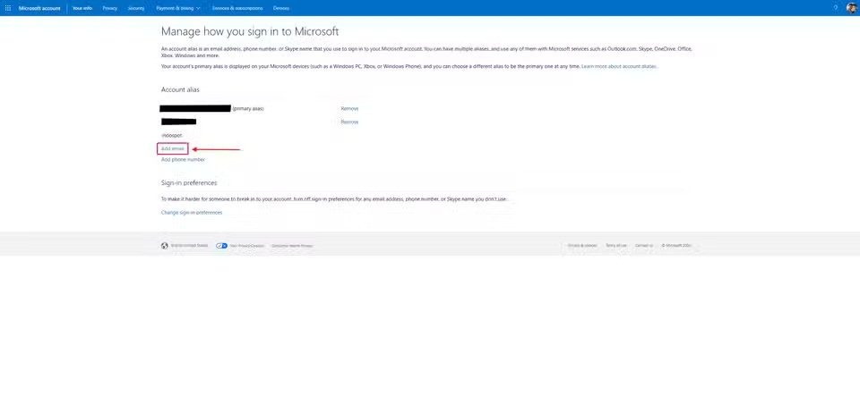 Cach thay doi email quan tri vien tren Windows 11 17 e1733992127461