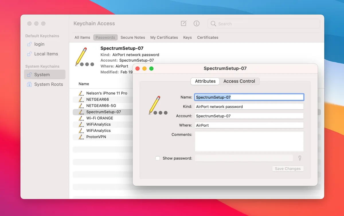 Khám phá nhanh cách xem mật khẩu Wi-Fi trên Windows và Mac chỉ trong vài giây! 2 Cach tim mat khau Wi Fi tren macOS