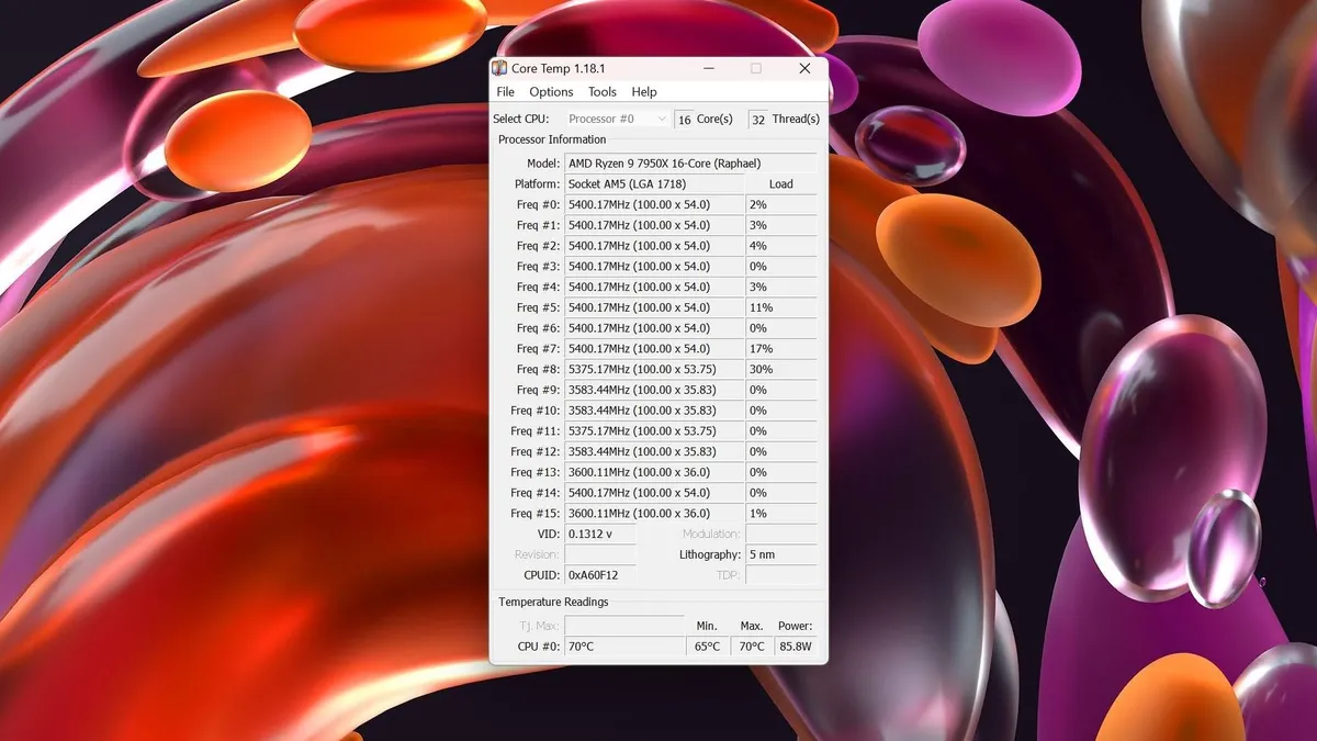 Giám sát nhiệt độ CPU: Hướng dẫn cách kiểm tra và bảo vệ hiệu suất máy tính của bạn 7 Giam sat nhiet do CPU