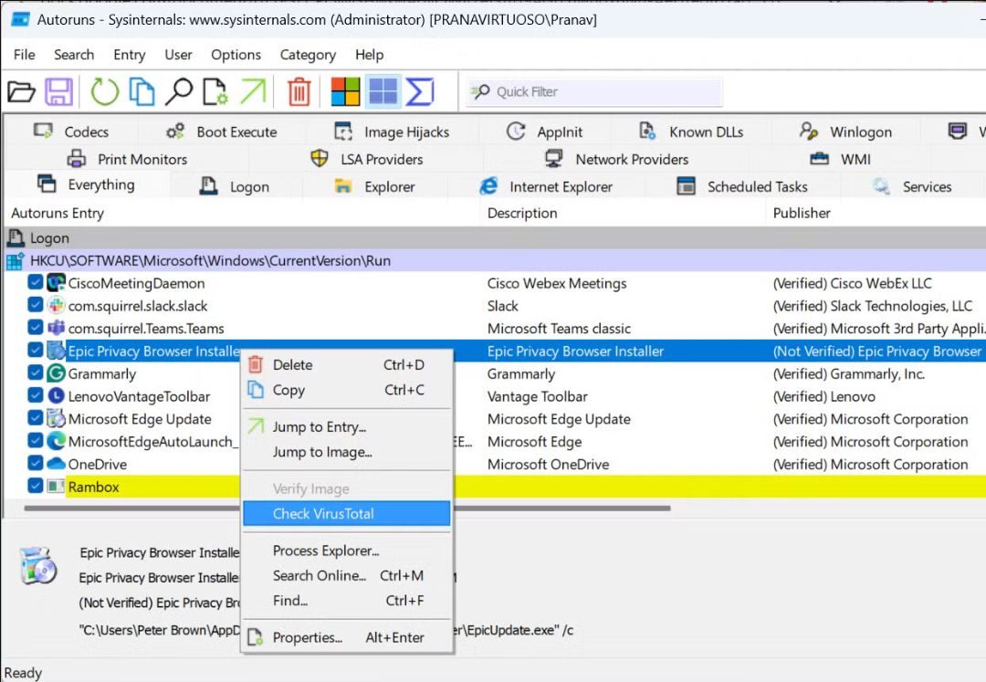 8 công cụ Sysinternals giúp bạn khám phá sức mạnh thực sự của Windows 12 8 cong cu Sysinternals giup ban kham pha suc manh thuc su cua Windows 10 e1737343631267