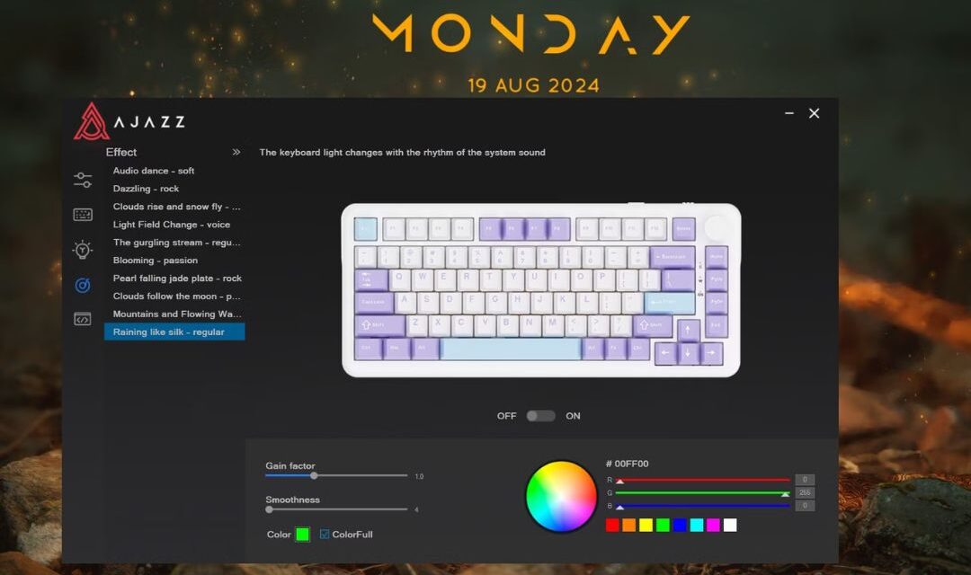 Đánh giá Ajazz AK820 Max: bàn phím cơ 75% đáng giá nhất trong tầm giá với thiết kế ấn tượng 29 Ajazz AK820 Max 8Ajazz AK820 Max 8 e1736263651837