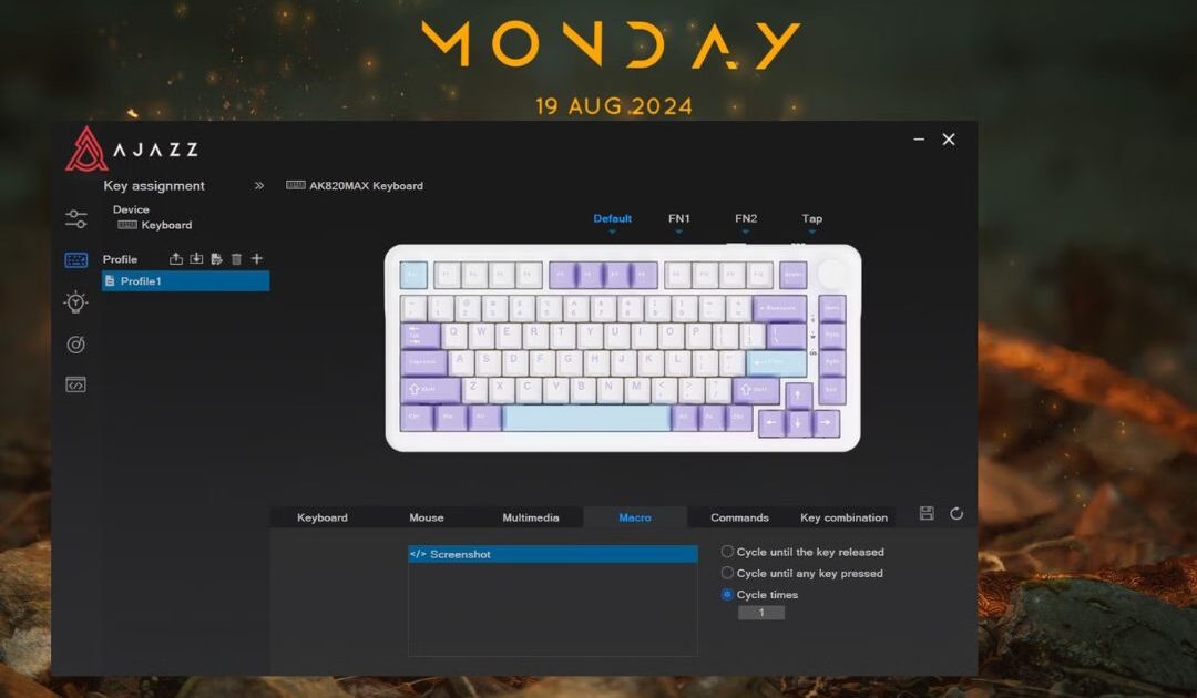 Đánh giá Ajazz AK820 Max: bàn phím cơ 75% đáng giá nhất trong tầm giá với thiết kế ấn tượng 31 Ajazz AK820 Max 9Ajazz AK820 Max 8 e1736263753243
