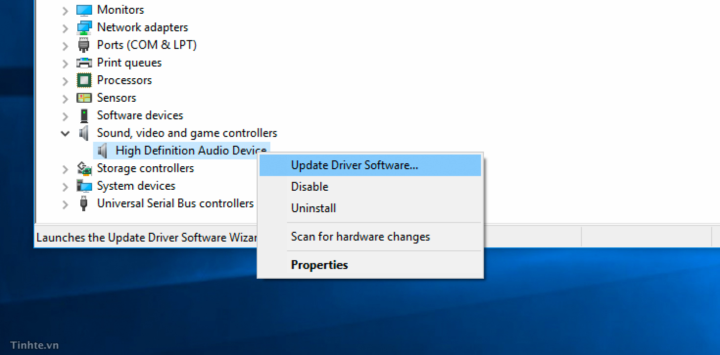 Cách cải thiện âm thanh loa trên Laptop Windows hiệu quả 12 Cap nhat driver am thanh
