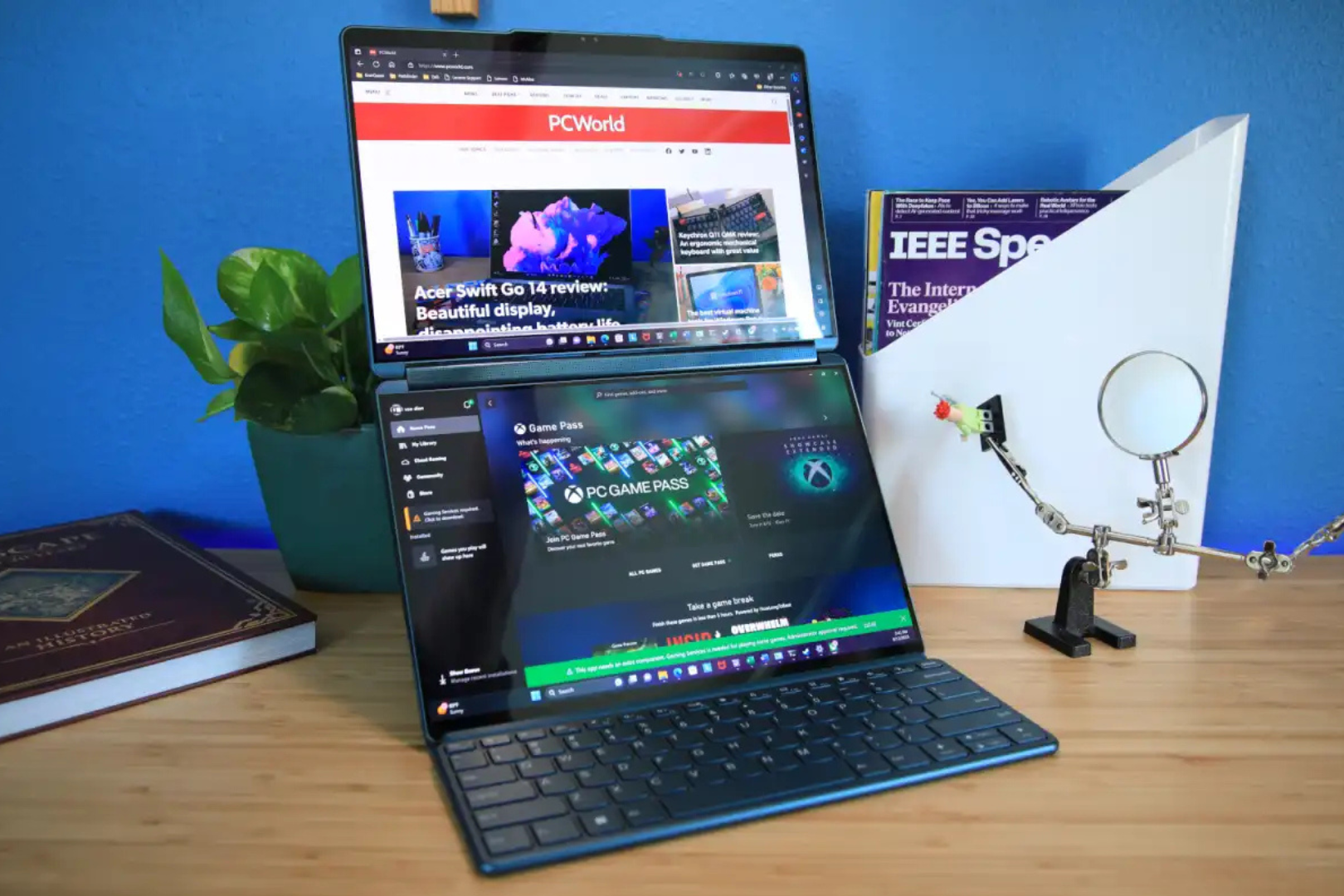 Đánh giá Lenovo Yoga Book 9i: Kiểu thiết kế kỳ lạ đúng nghĩa 14 Lenovo Yoga Book 9i 5 e1740679882843