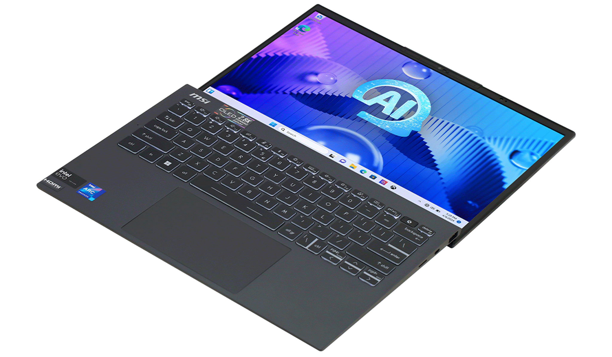 MSI Prestige 13 AI+ Evo: Laptop AI+ mỏng nhẹ, pin trâu – Có đáng đầu tư? 49 MSI Prestige 13 AI Evo 16 e1739167206351