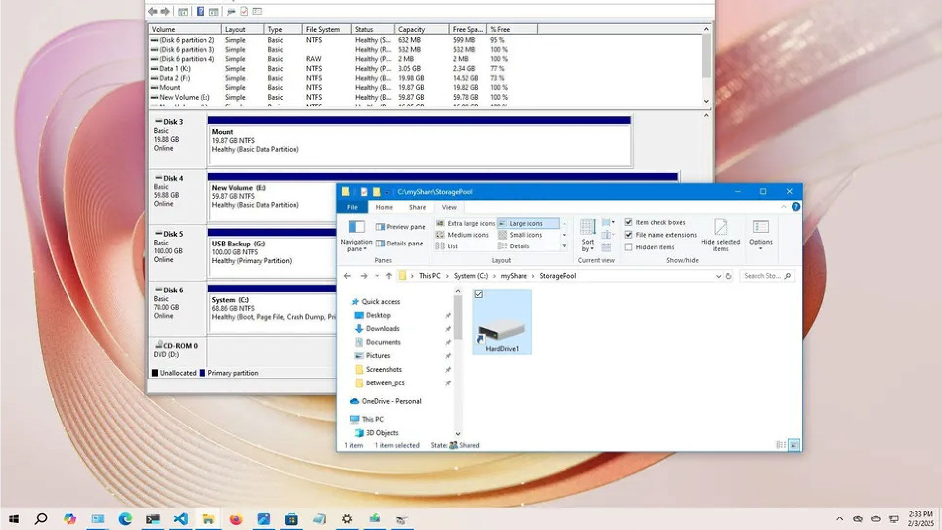 Cách gắn ổ cứng thành thư mục trên Windows 10 1 Cach gan o cung thanh thu muc tren Windows 10 01 01