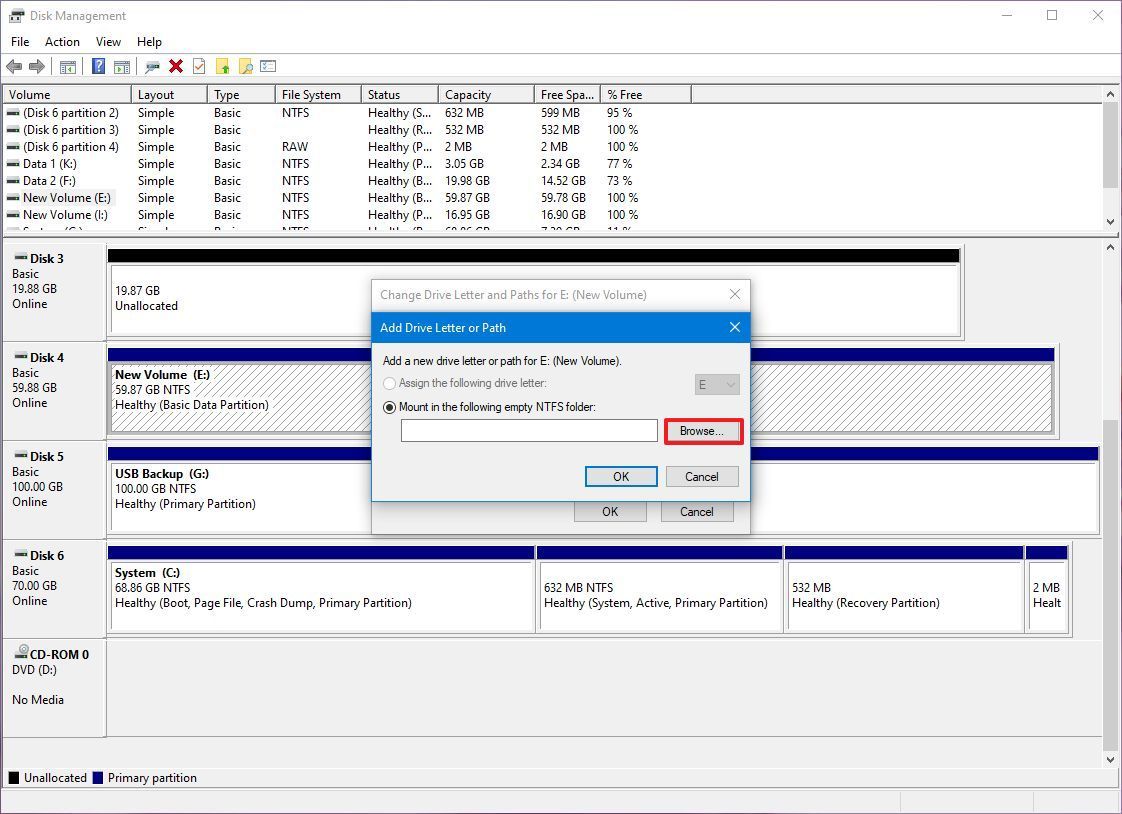 Cách gắn ổ cứng thành thư mục trên Windows 10 20 Cach gan o cung thanh thu muc tren Windows 10 06