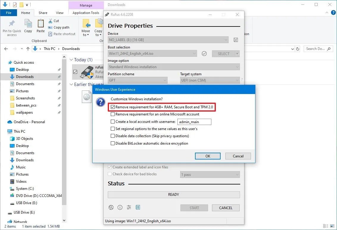 Cách nâng cấp máy tính không được hỗ trợ lên Windows 11 19 Cach nang cap may tinh khong duoc ho tro len Windows 11 05