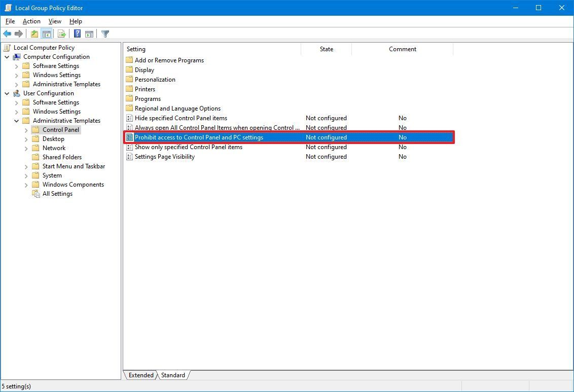 Cách vô hiệu hóa quyền truy cập vào ứng dụng cài đặt trên Windows 11 2 Cach vo hieu hoa quyen truy cap vao ung dung Cai dat tren Windows 11 02