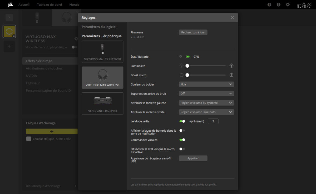Corsair Virtuoso Max Wireless 1