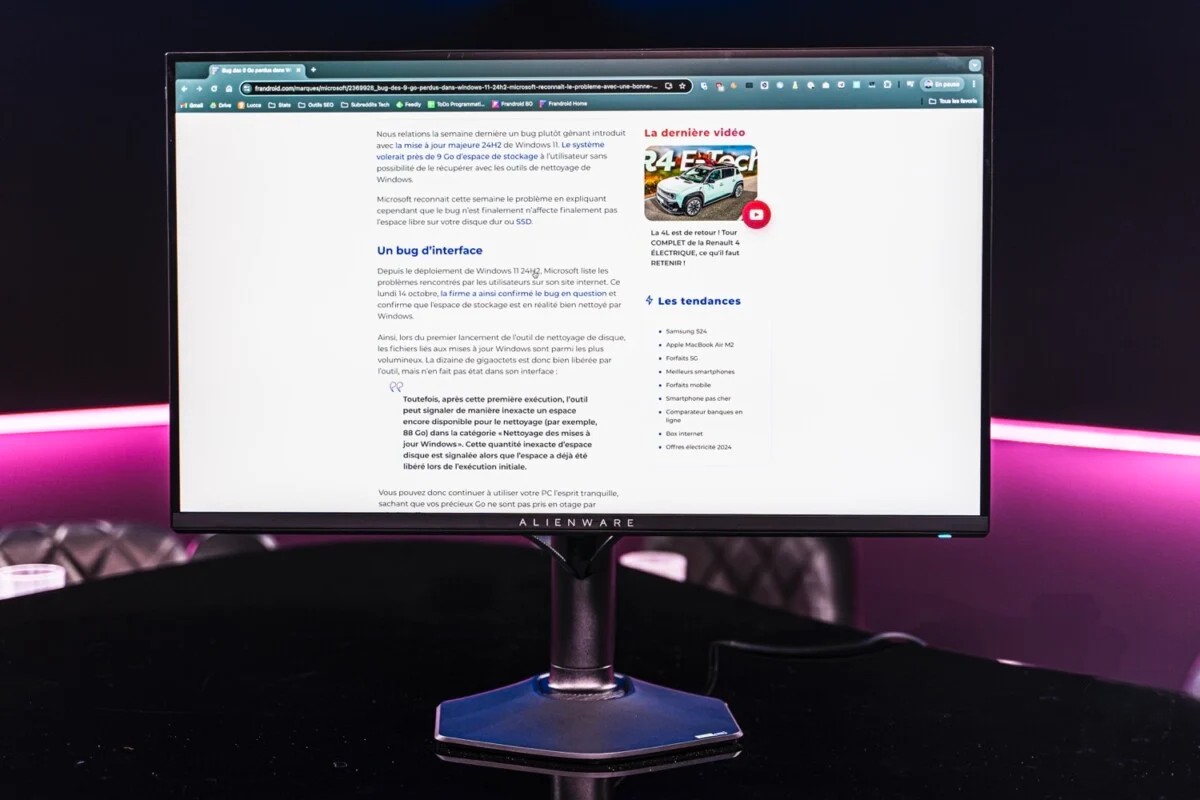 Đánh giá Dell Alienware AW2725QF - Màn hình 240Hz, màu sắc sống động, độ phản hồi siêu nhanh 16 Dell Alienware AW2725QF 8