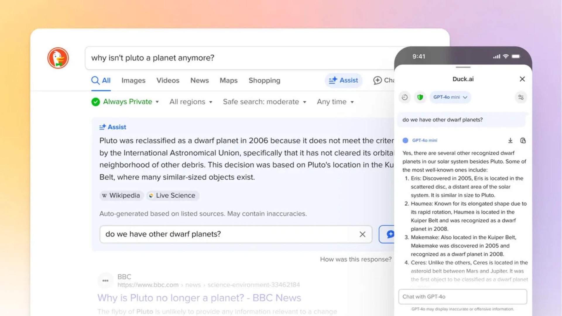 DuckDuckGo ra mắt công cụ AI miễn phí sau thời gian Beta – Một lựa chọn an toàn và tiện lợi cho người dùng 1 DuckDuckGo ra mat cong cu AI mien phi sau thoi gian Beta – Mot lua chon an toan va tien loi cho nguoi dung 1
