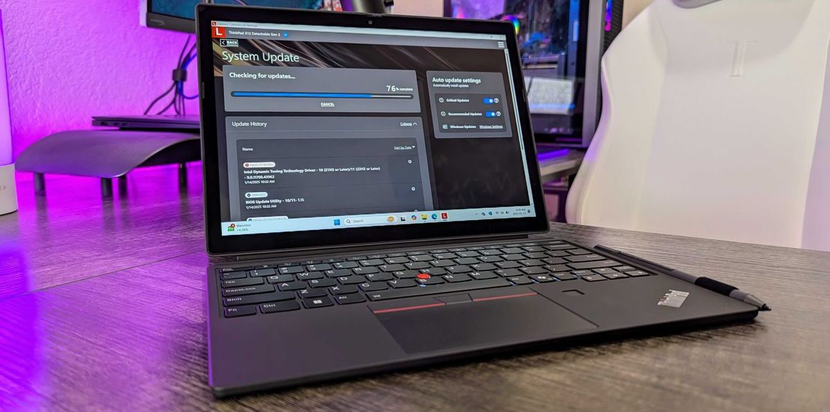 Lenovo ThinkPad X12 Detachable (Gen 2) - Màn hình cảm ứng, thiết kế mỏng nhẹ và hiệu suất ấn tượng 23 Lenovo ThinkPad X12 Detachable 5 e1741609196310