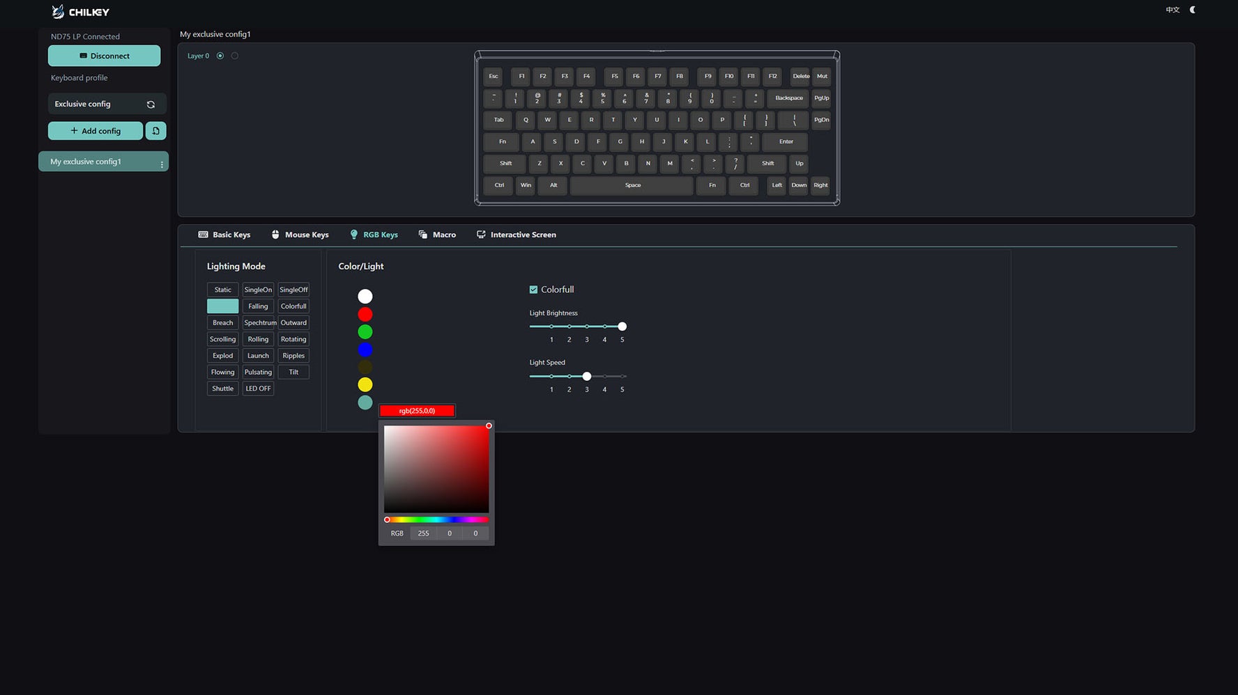 The Low Profile Chilkey ND75 LP 07