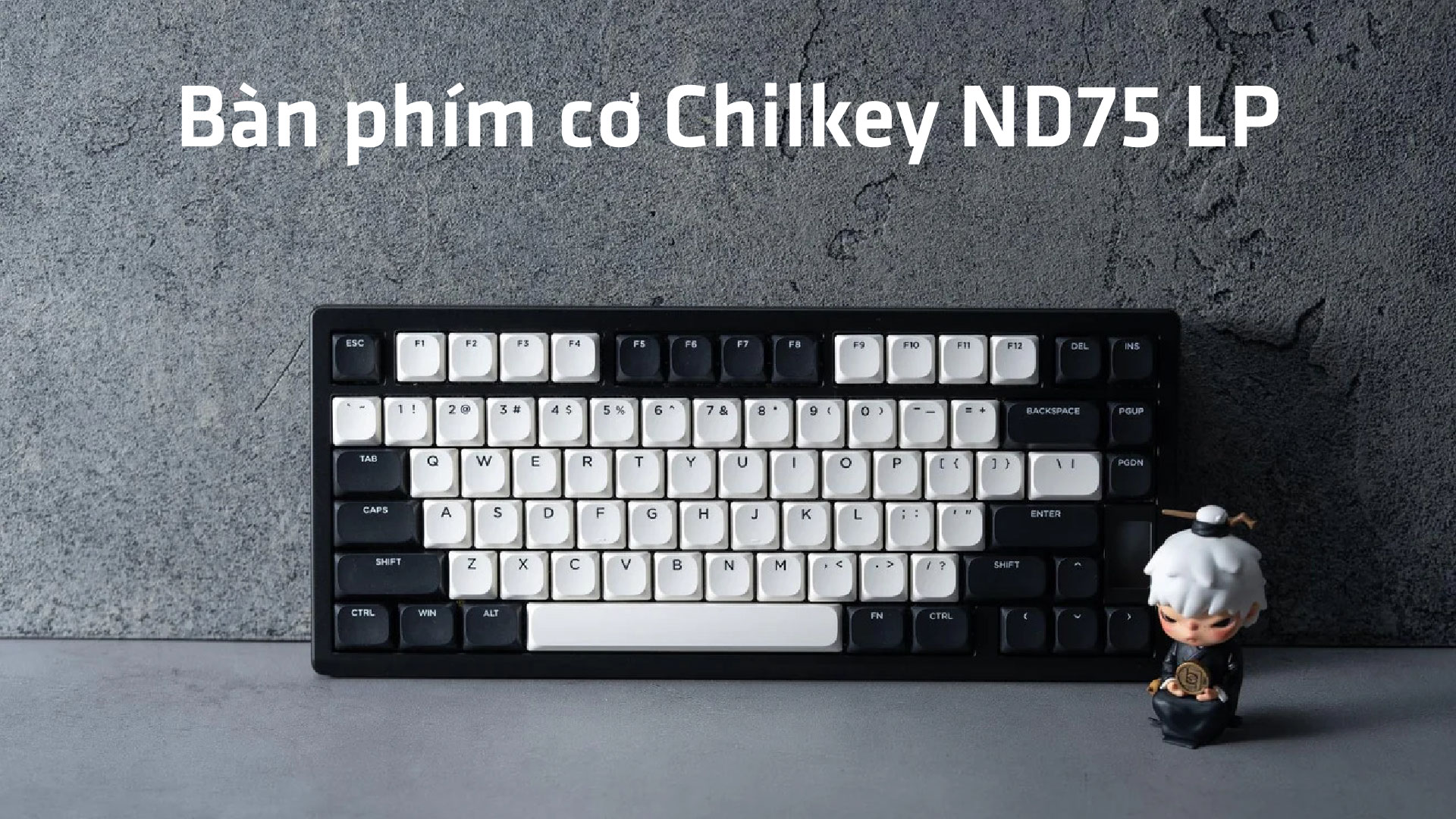 Bàn phím cơ Chilkey ND75 LP có thiết kế mỏng, là bàn phím chơi game hàng đầu với mức giá thấp hơn 1 The Low Profile Chilkey ND75 LP 10 01