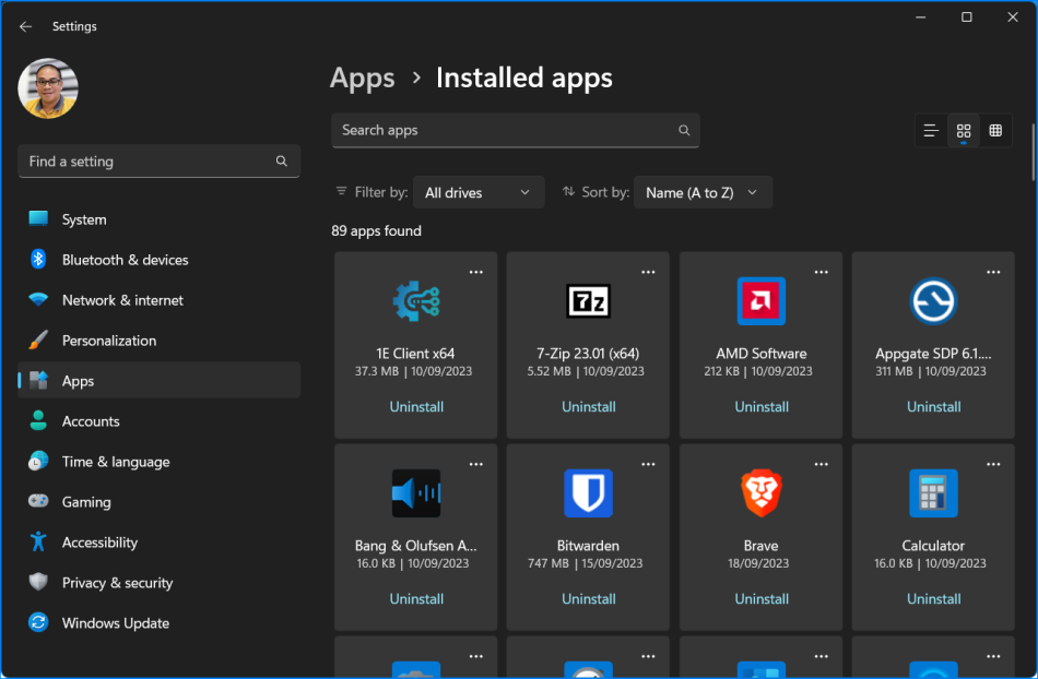 Những cài đặt Windows 11 bạn nên thay đổi ngay để laptop hoạt động tốt hơn 27 installed apps 01