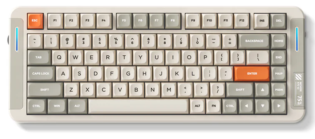 mchose x75 v2 retro white mechanical keyboard icy creamsicle switch ac81774 16577 e1743083644515