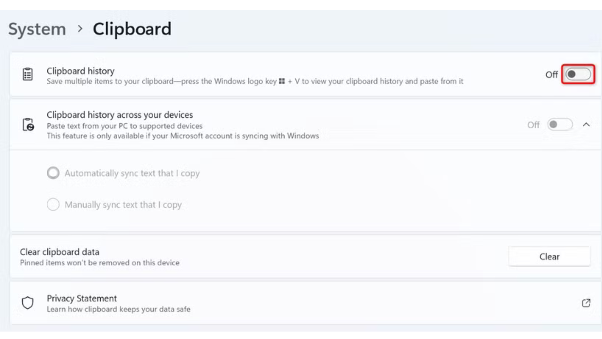 8 mẹo xóa clipboard Windows 11 siêu nhanh, an toàn 21 8 meo xoa clipboard Windows 11 sieu nhanh an toan 10