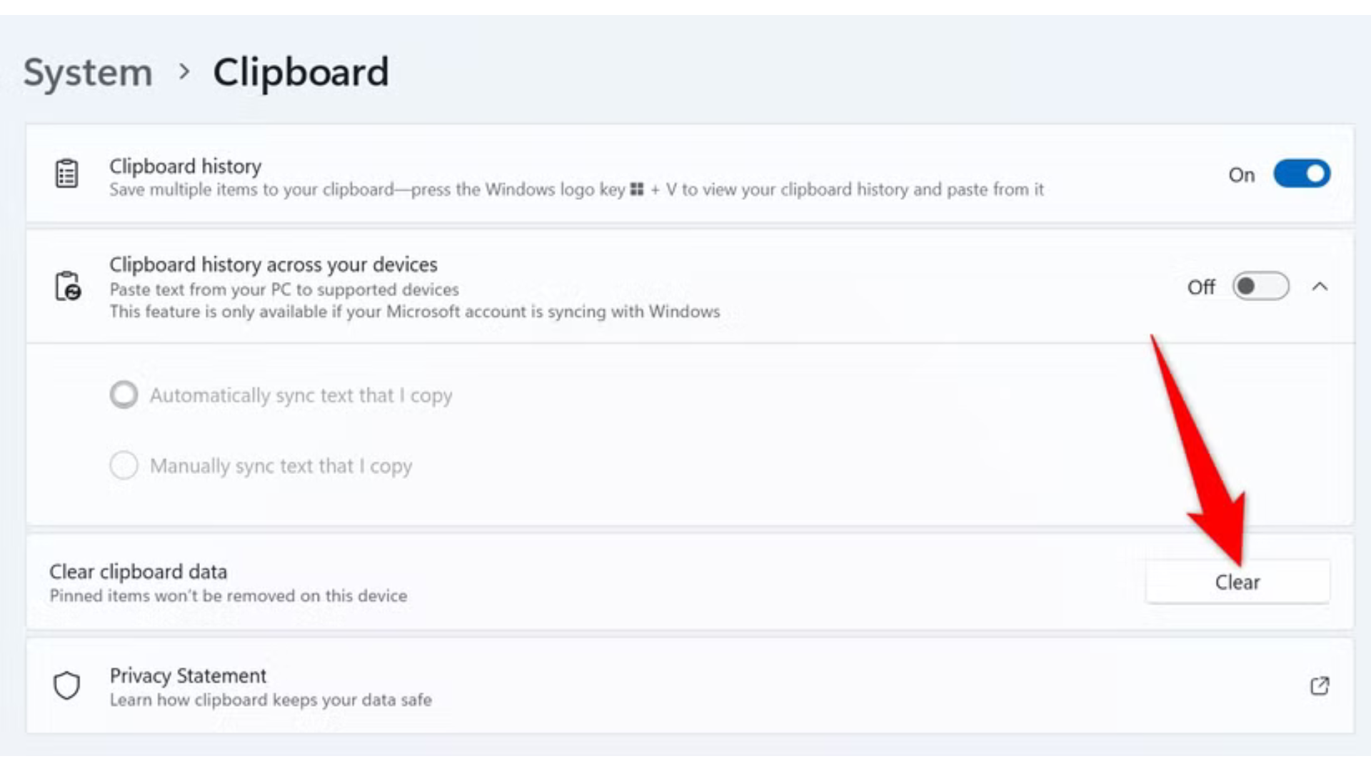 8 mẹo xóa clipboard Windows 11 siêu nhanh, an toàn 14 8 meo xoa clipboard Windows 11 sieu nhanh an toan 5