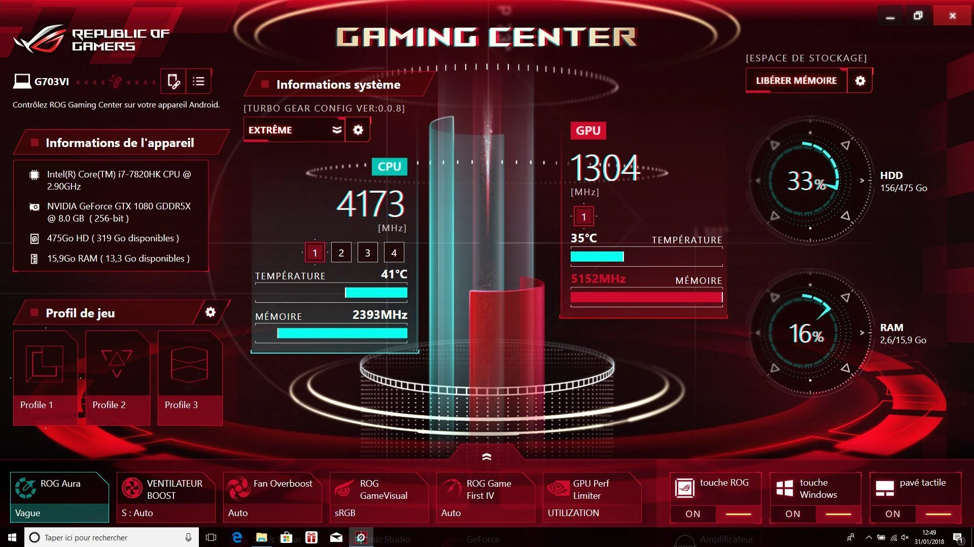 Khám phá Asus ROG Chimera G703VI - Laptop gaming mạnh mẽ nhất hiện nay 28 Asus ROG Chimera 2