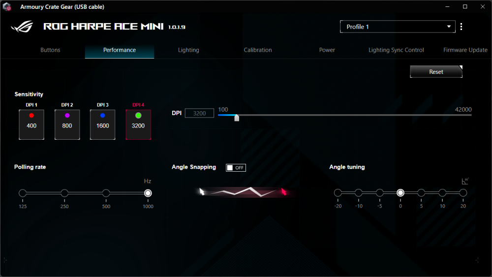 Asus ROG Harpe Ace Mini 7
