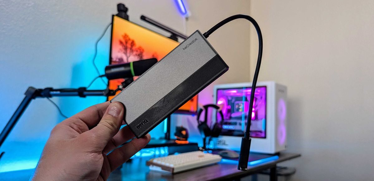 Đánh giá BenQ USB4 Gaming Handheld Dock - "7 trong 1" siêu tiện lợi, trợ thủ đắc lực cho game thủ và dân văn phòng 15 BenQ USB4 Dock 1 e1745941755787