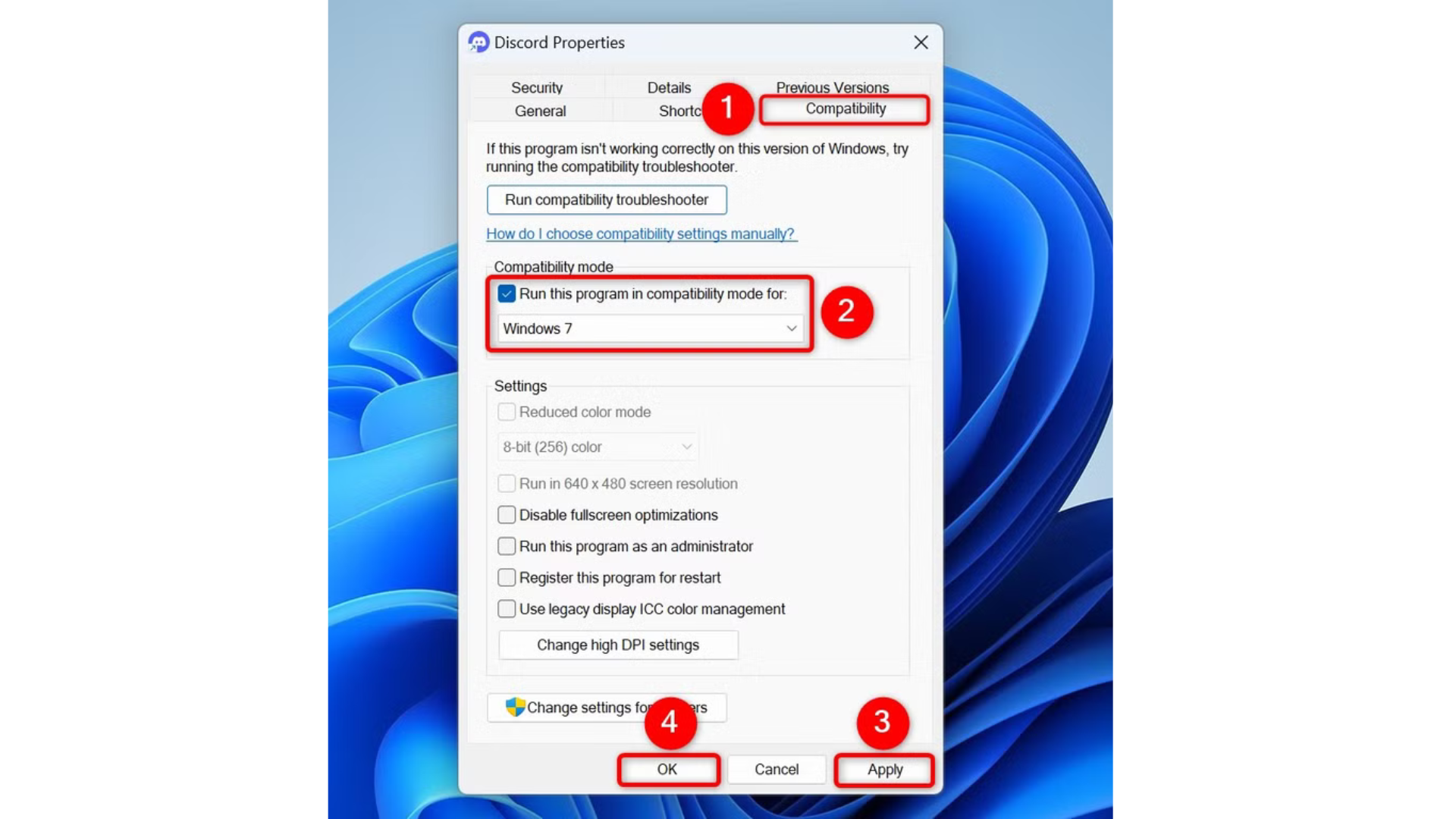 Cach chay phan mem cu bang che do tuong thich tren Windows 11 1