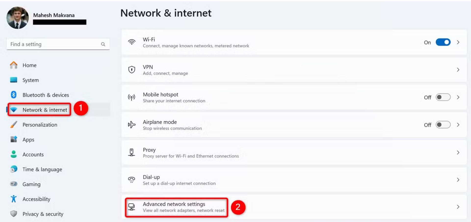 Cách đặt lại toàn bộ cài đặt mạng trên Windows 11 7 Cach dat lai toan bo cai dat mang tren Windows 11 2 e1745851920749