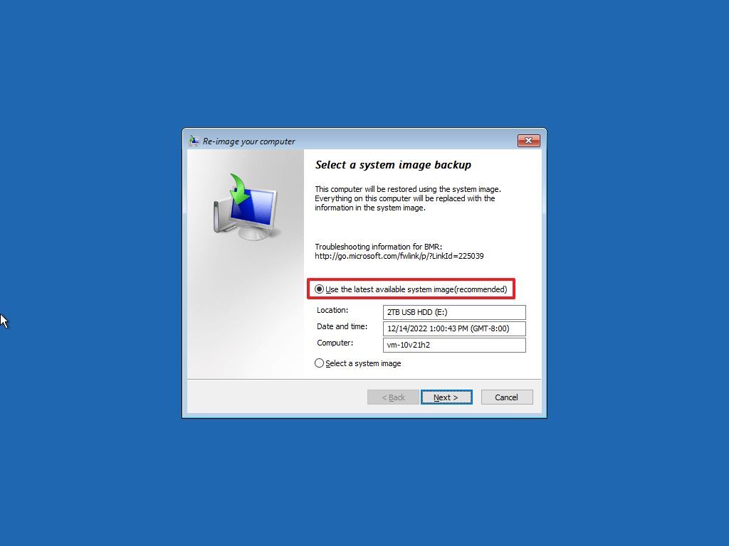 Cách sao lưu toàn bộ PC Windows 10 của bạn 22 Cach sao luu toan bo PC Windows 10 cua ban 12
