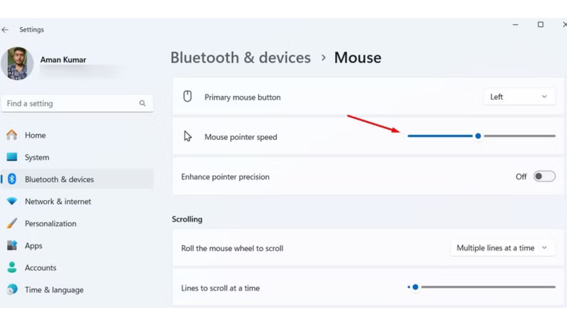 Cach tat tinh nang tang toc chuot tren Windows 11 va ly do nen lam dieu do 4