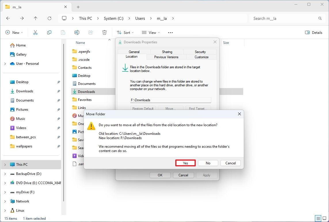 Cách thay đổi thư mục mặc định để tải xuống trên Windows 11 5 Cach thay doi thu muc mac dinh de tai xuong tren Windows 11 5